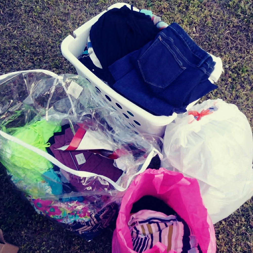 About 60 pieces of clothes from my posh closet